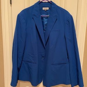 Calvin Klein Cobalt Blue Blazer, 22W